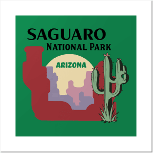 Saguaro National Park Arizona Posters and Art